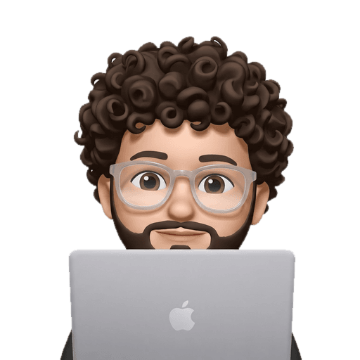 Person peeking from behind laptop